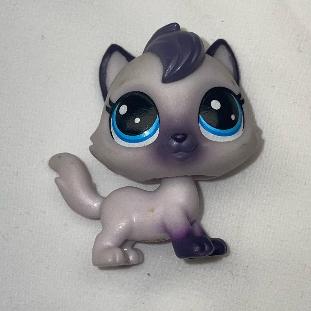 Hasbro Littlest Pet Shop Birma Bluepoint Persian Cat (#66)